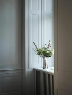 Georg Jensen Vase Bloom Botanica aus Edelstahl, H 33 cm