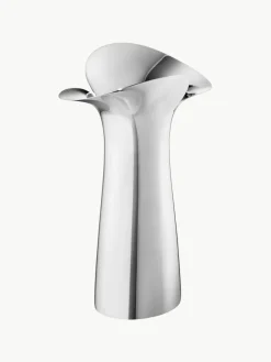 Georg Jensen Vase Bloom Botanica aus Edelstahl, H 15 cm