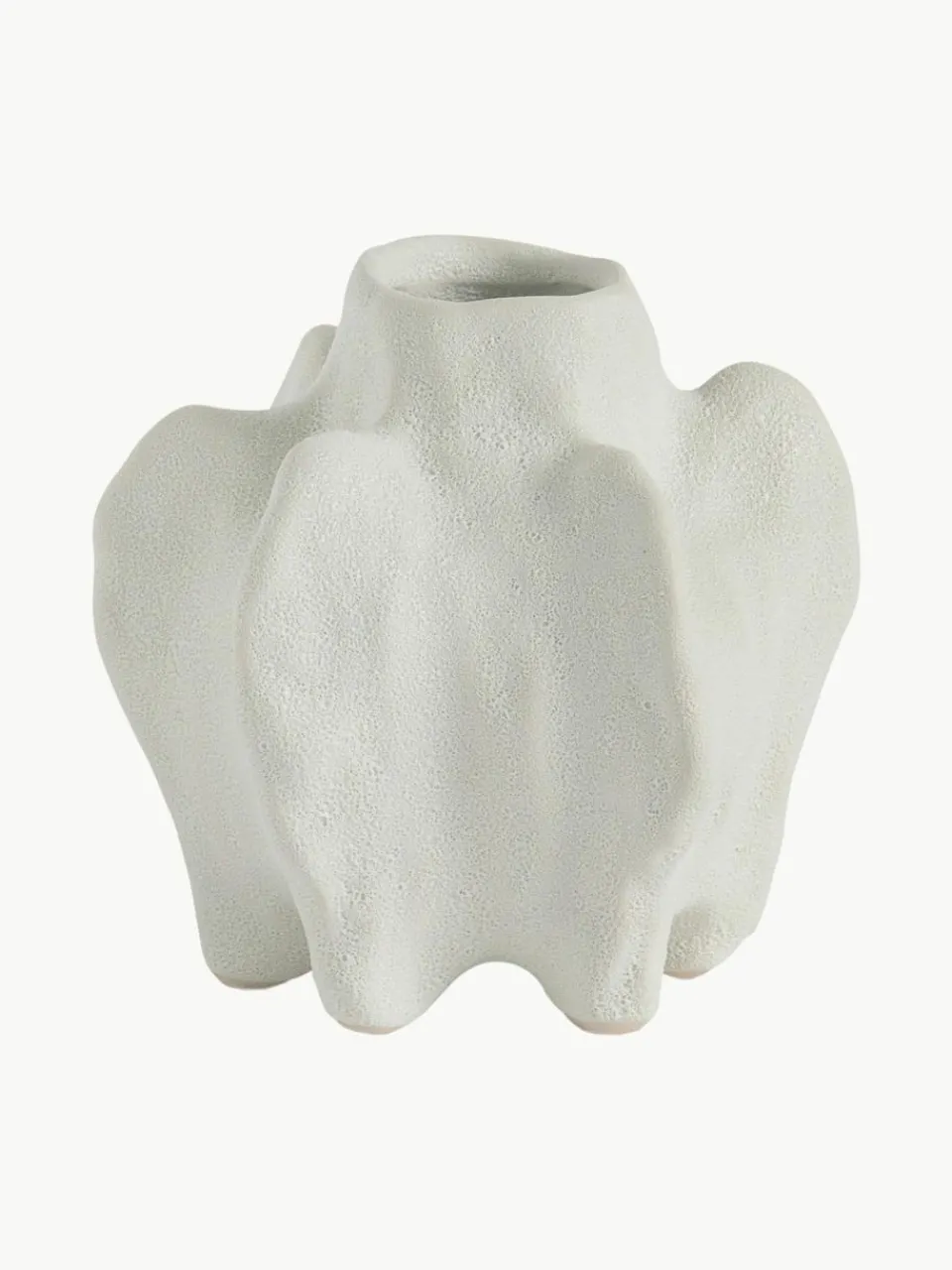 Andrea House Vase Coral aus Keramik, H 13 cm