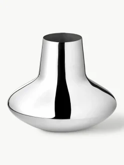 Georg Jensen Vase Henning Koppel aus Edelstahl, H 22 cm