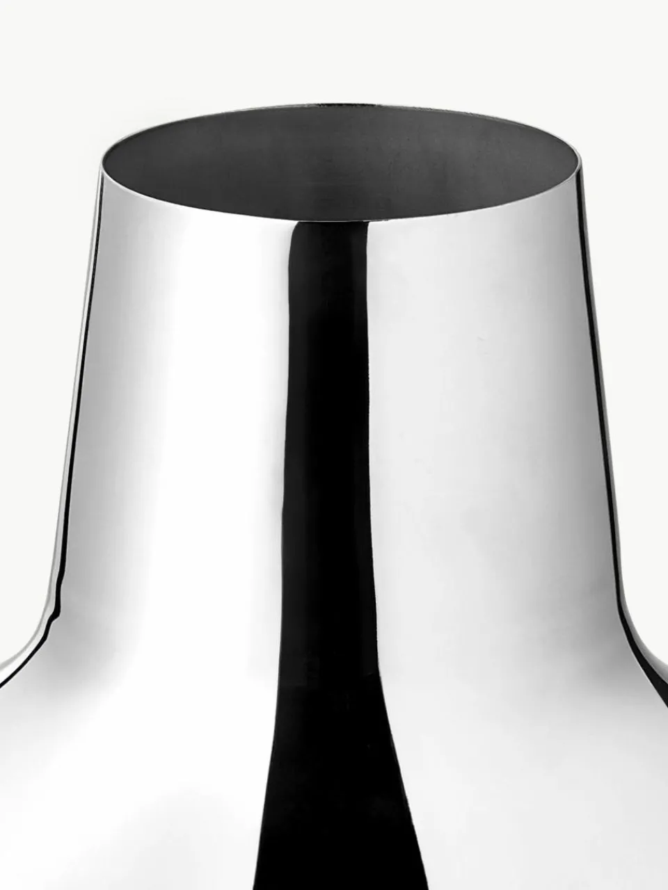 Georg Jensen Vase Henning Koppel aus Edelstahl, H 22 cm