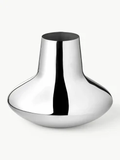 Georg Jensen Vase Henning Koppel aus Edelstahl, H 19 cm
