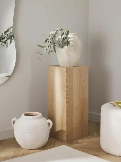 Westwing Collection Vase Leana mit Sand-Finish, H 32 cm