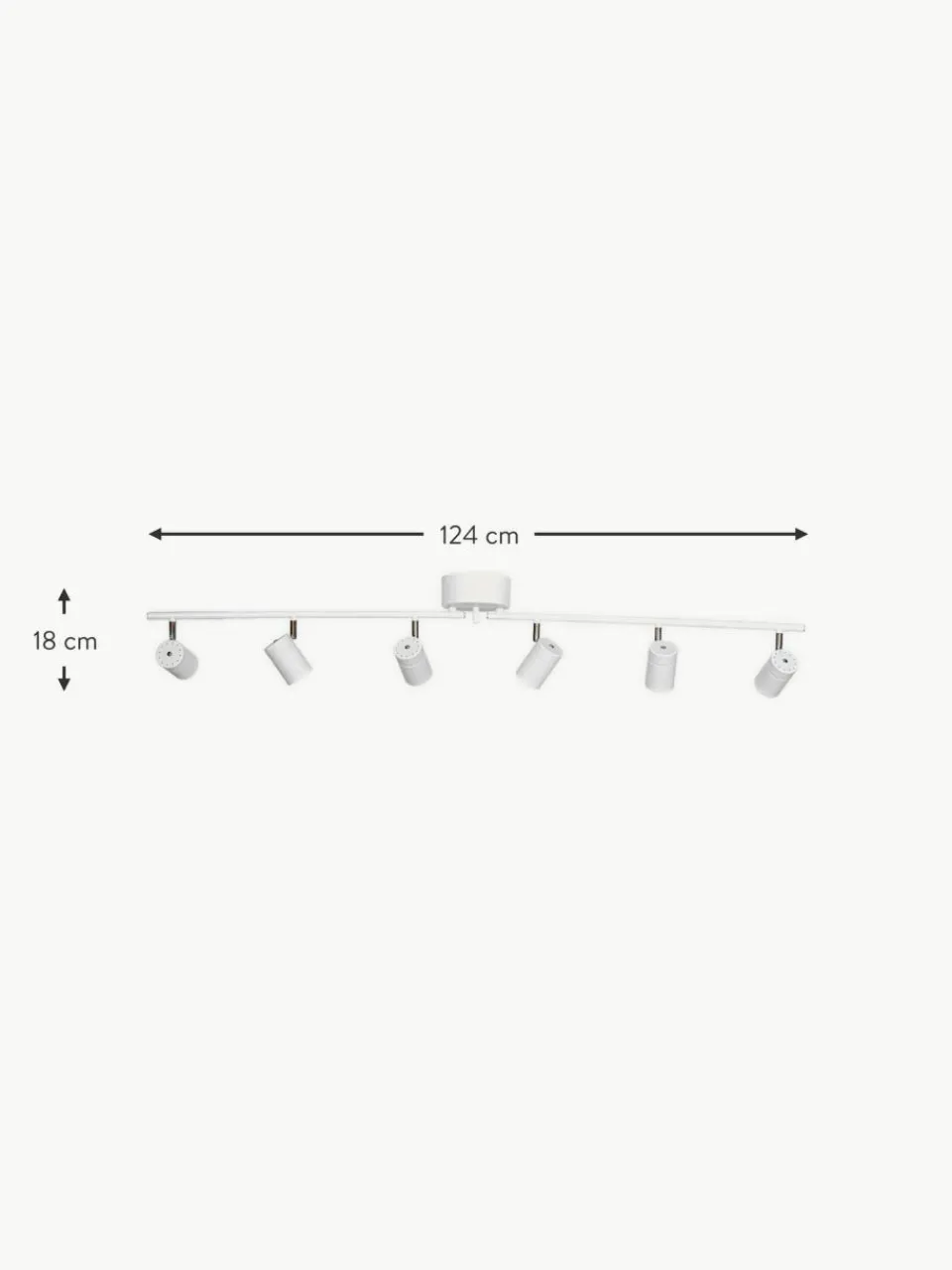 By Rydens Verstellbare LED-Deckenleuchte Correct