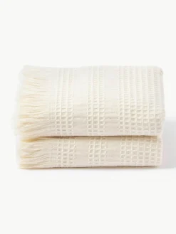 Westwing Collection Waffelpiqué-Handtuch Yara, in verschiedenen Größen