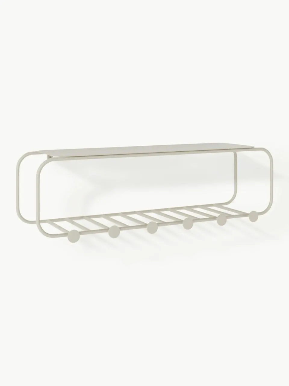 Westwing Collection Wandgarderobe Nash aus Metall