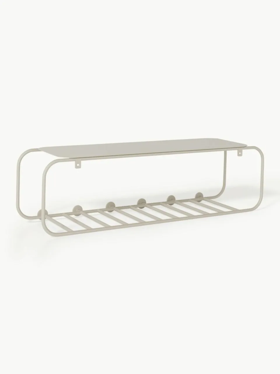 Westwing Collection Wandgarderobe Nash aus Metall