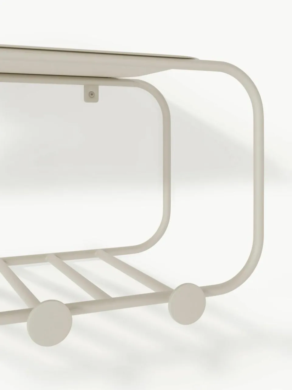Westwing Collection Wandgarderobe Nash aus Metall