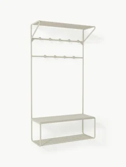 Westwing Collection Wand-Garderobe Nash aus Metall