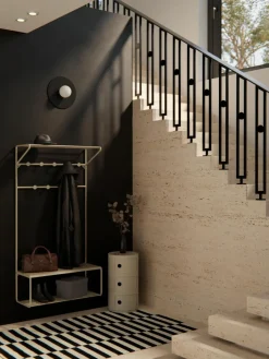 Westwing Collection Wand-Garderobe Nash aus Metall