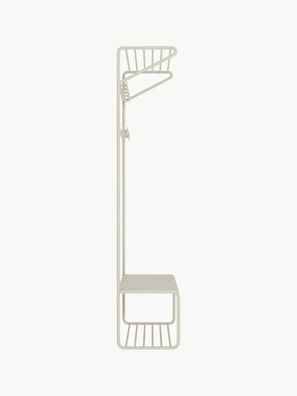 Westwing Collection Wand-Garderobe Nash aus Metall
