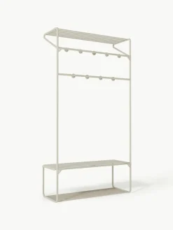 Westwing Collection Wand-Garderobe Nash aus Metall