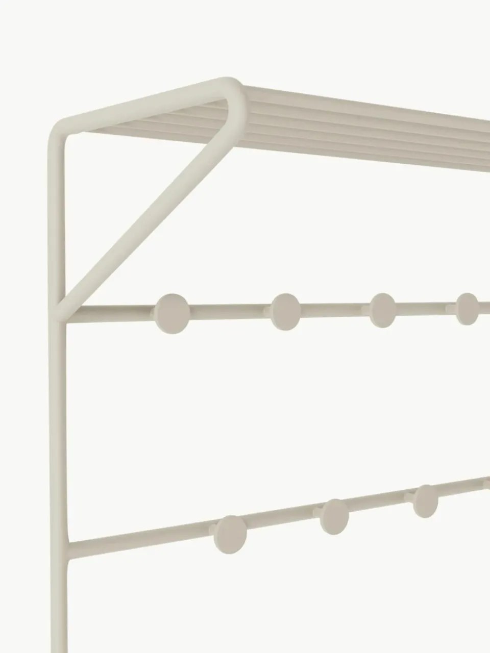 Westwing Collection Wand-Garderobe Nash aus Metall