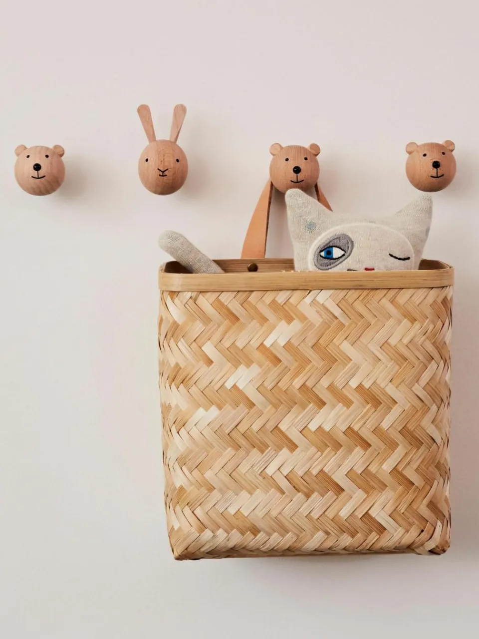 Kinder Oyoy Living Design Wandhaken Rabbit aus Buchenholz