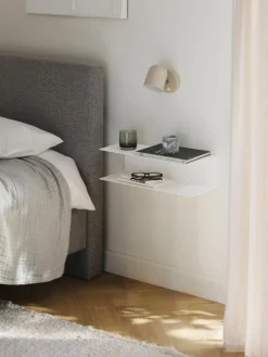Westwing Wand-Nachttische Neptun aus Metall, 2 Stück