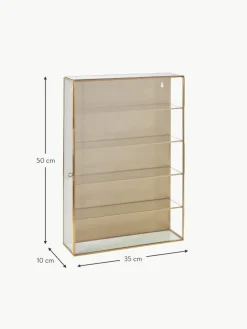 Nordal Wandregal Ada aus Glas und Metall