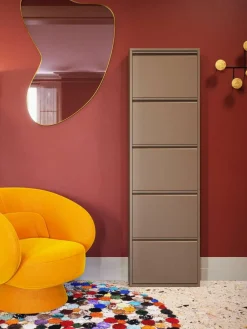 Kare Design Wand-Schuhschrank Caruso mit Klappfächern