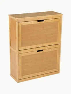 Andrea House Wand-Schuhschrank Kedar aus Bambusholz
