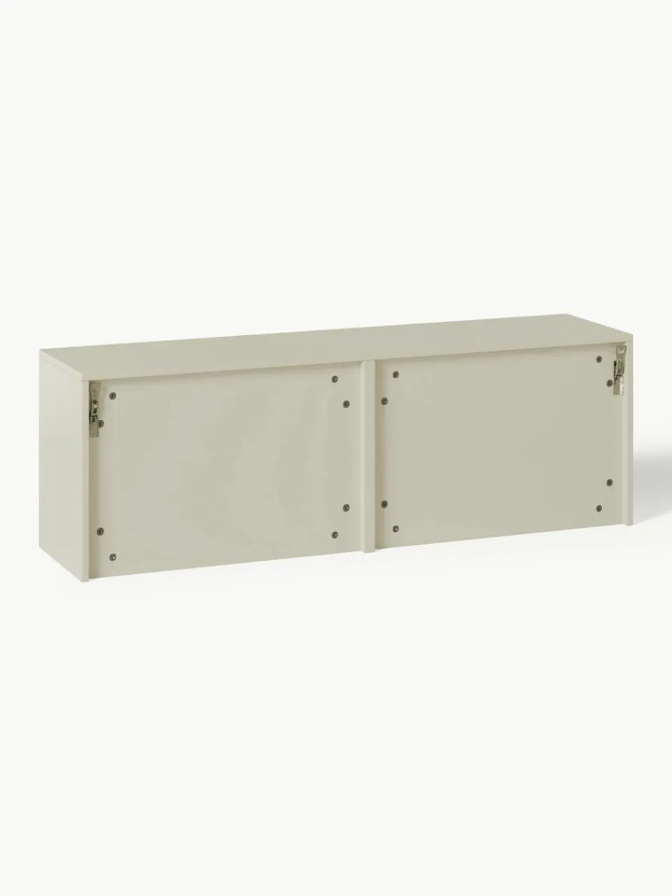 Westwing Collection Wand-Schuhschrank Shea mit Klappfächern und geriffelter Front