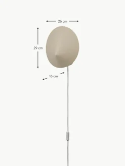 ferm LIVING Wandstrahler Arum mit Stecker, verstellbar