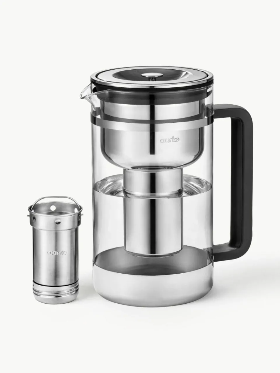Aarke Wasserfilter-Karaffe Purifier, 2.8 L