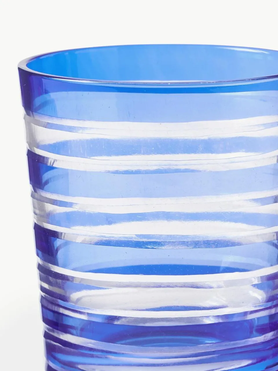 Pols Potten Wassergläser Cobalt, 6er-Set