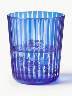 Pols Potten Wassergläser Cobalt, 6er-Set