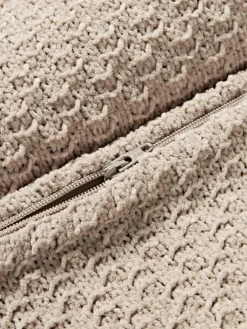 Westwing Collection Weiche Strick-Kissenhülle Everly aus Chenille