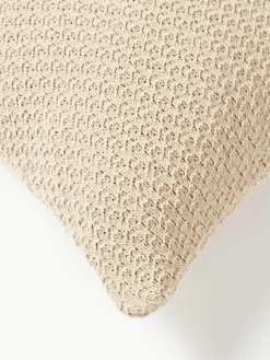 Westwing Collection Weiche Strick-Kissenhülle Everly aus Chenille