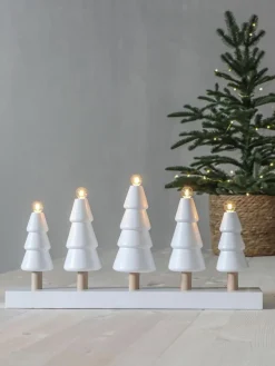 Star Trading Weihnachtsdekoration Skog aus Kiefern- und Birkenholz
