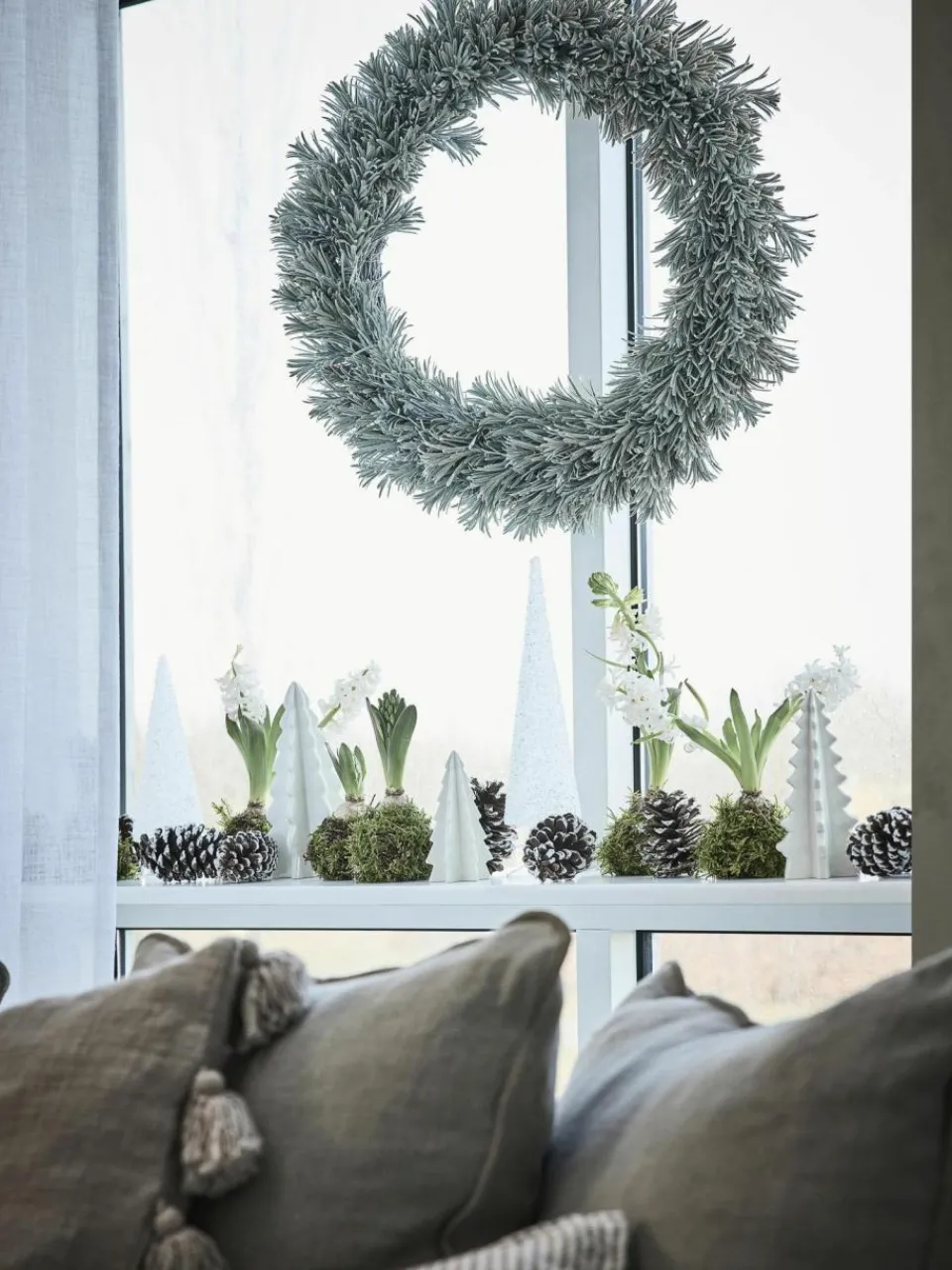 Lene Bjerre Weihnachtskranz Vintia, Ø 65 cm