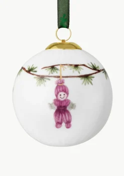 Kähler Weihnachtskugel Hammershøi aus Porzellan