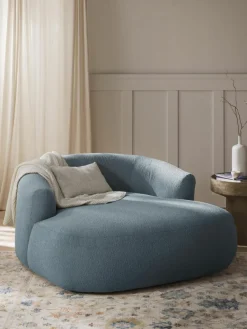 Westwing Collection XL Bouclé-Loungesessel Sofia