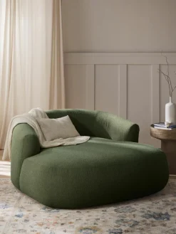 Westwing Collection XL Bouclé-Loungesessel Sofia