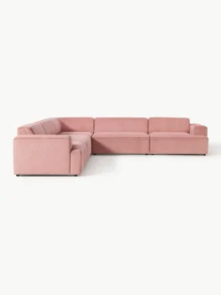 Westwing Collection XL-Ecksofa Melva aus Cord