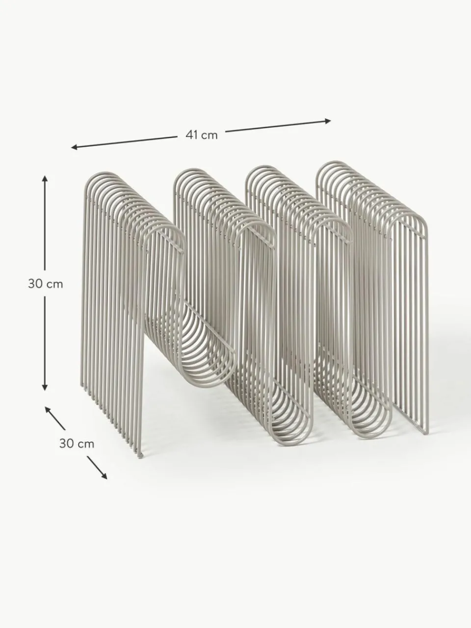 Aytm Zeitschriftenhalter Curva aus Metall